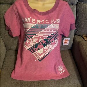 American Fighter Pink Graphic Tee